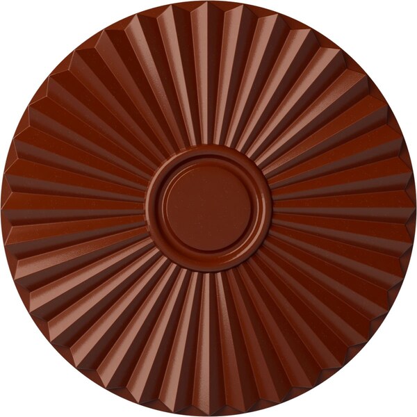 Ekena Millwork Shakuras Ceiling Medallion (For Canopies up to 5"), Hand-Painted Firebrick, 19 3/4"OD x 1 3/8"P CM20SHFIF - main